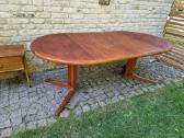 Vintažinis mid century tikmedžio valgomojo stalas - nuotraukos Nr. 22