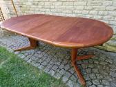 Vintažinis mid century tikmedžio valgomojo stalas - nuotraukos Nr. 24