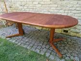 Vintažinis mid century tikmedžio valgomojo stalas - nuotraukos Nr. 25