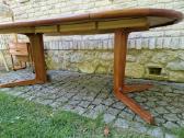 Vintažinis mid century tikmedžio valgomojo stalas - nuotraukos Nr. 27