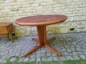 Vintažinis mid century tikmedžio valgomojo stalas - nuotraukos Nr. 35