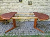 Vintažinis mid century tikmedžio valgomojo stalas - nuotraukos Nr. 38