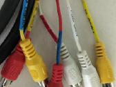 Scart į 6 tulpes kabelis