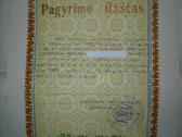 Diplomai, garbės raštai 1949-83m. - nuotraukos Nr. 20
