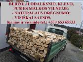 Malkos - visiškai sausos ir skaldytos pavasarį