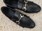 Juodi dailūs loaferai