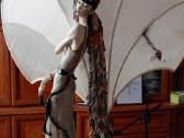Lempa- skulpturele „dama su povu“ - nuotraukos Nr. 5