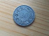 Šveicarija 1897 20 rapen - nuotraukos Nr. 2