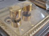 Jungtukai / rozetes / Victorian style brass - nuotraukos Nr. 6
