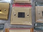 Jungtukai / rozetes / Victorian style brass - nuotraukos Nr. 8