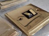 Jungtukai / rozetes / Victorian style brass - nuotraukos Nr. 12