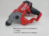 Milwaukee perferatoriai akumuliatoriniai elektrini - nuotraukos Nr. 2