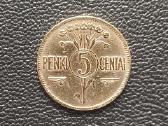 (356) 5 centai 1925m. Lietuva