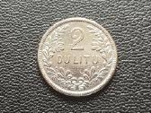 (354) 2 litai 1925m. Lietuva sidabras