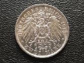 (361) 2 markes 1913m. Vokietija sidabras