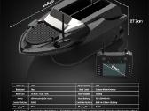 Flytec V080 pašarų laivelis su 180 GPS taškų - nuotraukos Nr. 17