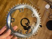 Sram 44t chainring, galinis Rival permetėjas