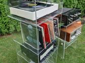 Vintažinės mid century poliakrilo audio lentynos - nuotraukos Nr. 16