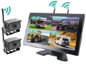 10 Ahd LCD monitorius ir dvejos bevielės HD kamer