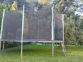 Insportline batutas 420cm su šoninėm apsaugom