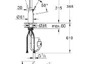 Grohe Virtuvės maišytuvas su ištraukiama žarna - nuotraukos Nr. 2