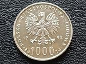 (560)1000 zlotų 1982m. Lenkija 14,5G. sidabras 625 - nuotraukos Nr. 2