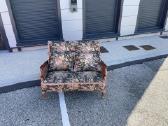Vintažinį minkštų baldų komplektą – sofa + fotelis - nuotraukos Nr. 7