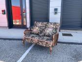 Vintažinį minkštų baldų komplektą – sofa + fotelis - nuotraukos Nr. 9