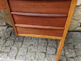 Vintažinis mid century tikmedžio rašomojo stalas - nuotraukos Nr. 4