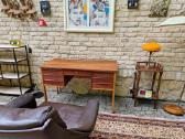 Vintažinis mid century tikmedžio rašomojo stalas - nuotraukos Nr. 32