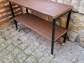 Vintažiniai mid century konsoliniai staliukai - nuotraukos Nr. 2