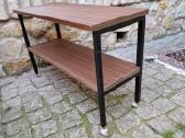 Vintažiniai mid century konsoliniai staliukai - nuotraukos Nr. 6