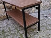 Vintažiniai mid century konsoliniai staliukai - nuotraukos Nr. 8