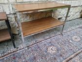 Vintažiniai mid century konsoliniai staliukai - nuotraukos Nr. 13