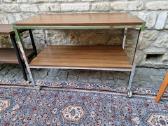Vintažiniai mid century konsoliniai staliukai - nuotraukos Nr. 15