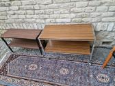 Vintažiniai mid century konsoliniai staliukai - nuotraukos Nr. 17
