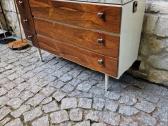 Vintažinė mid century palisandro batų spintelė - nuotraukos Nr. 4