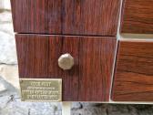 Vintažinė mid century palisandro batų spintelė - nuotraukos Nr. 5