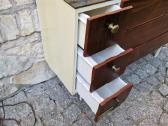 Vintažinė mid century palisandro batų spintelė - nuotraukos Nr. 9