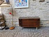 Vintažinė mid century palisandro batų spintelė - nuotraukos Nr. 14
