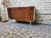Vintažinė mid century palisandro batų spintelė - nuotraukos Nr. 16