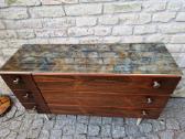 Vintažinė mid century palisandro batų spintelė - nuotraukos Nr. 18