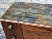Vintažinė mid century palisandro batų spintelė - nuotraukos Nr. 20
