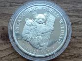 50 sidabrinių dolerių Kuko salos panda