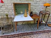 Vintažinis mid century riešutmedžio baro staliukas - nuotraukos Nr. 24