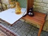 Vintažinis mid century riešutmedžio baro staliukas - nuotraukos Nr. 26