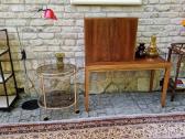 Vintažinis mid century riešutmedžio baro staliukas - nuotraukos Nr. 33