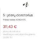 5 l įdarų ir kremų dozatorius - nuotraukos Nr. 4