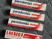 Dantų pasta "Parodontax Classic" ir "Lacalut"