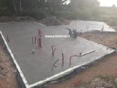 Plokštuminiai pamatai įrengimas, betonavimas